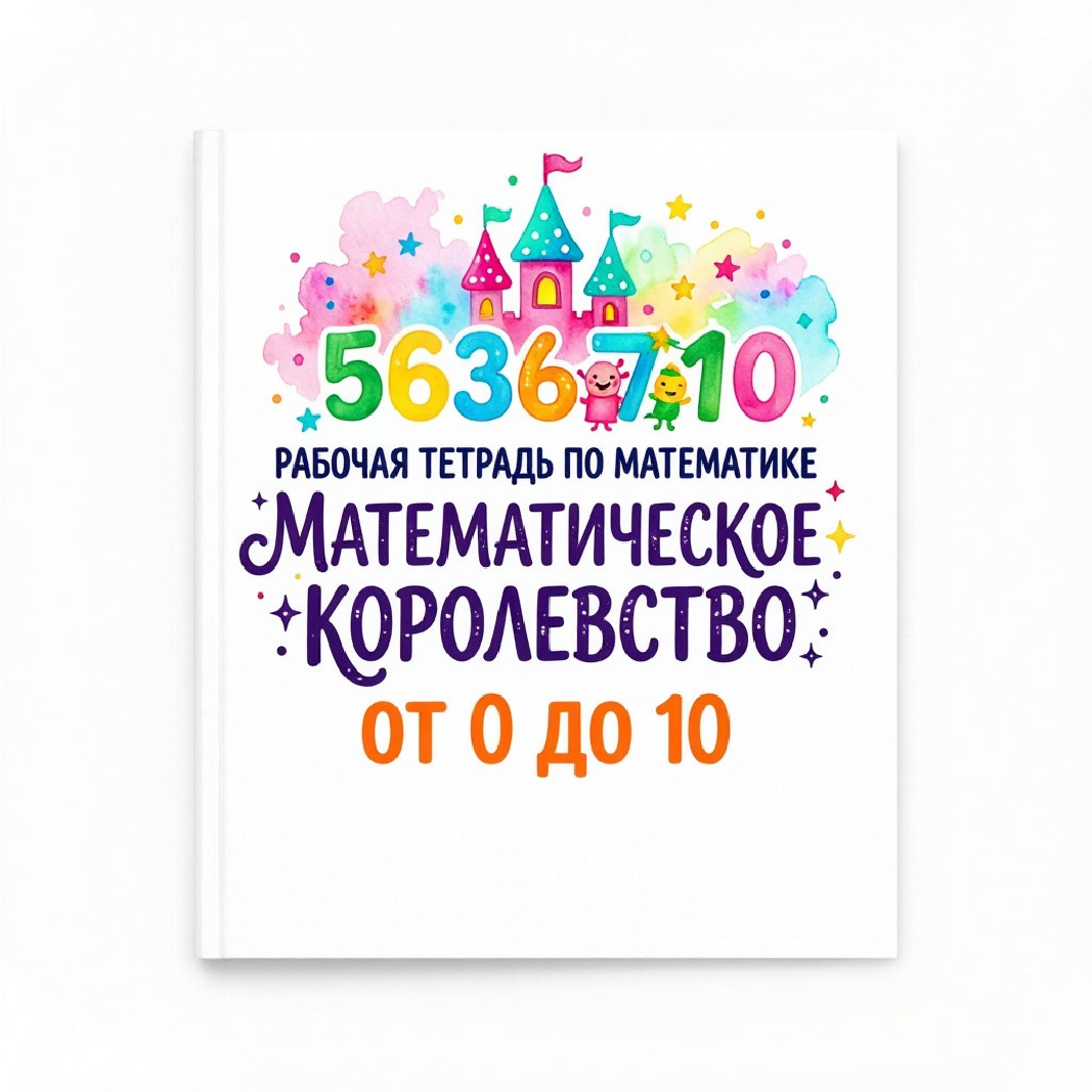 Рабочая тетрадь по математике "Математическое королевство" от 0 до 10. Цена - 650 ₽ — материал для занятий